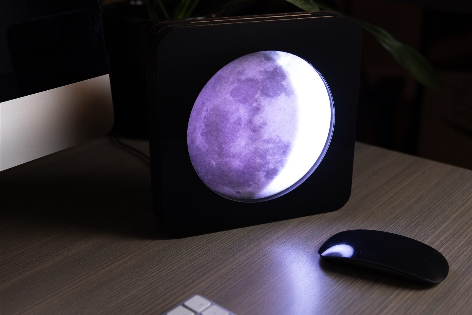 Large square LunaKron 2 moon phase display