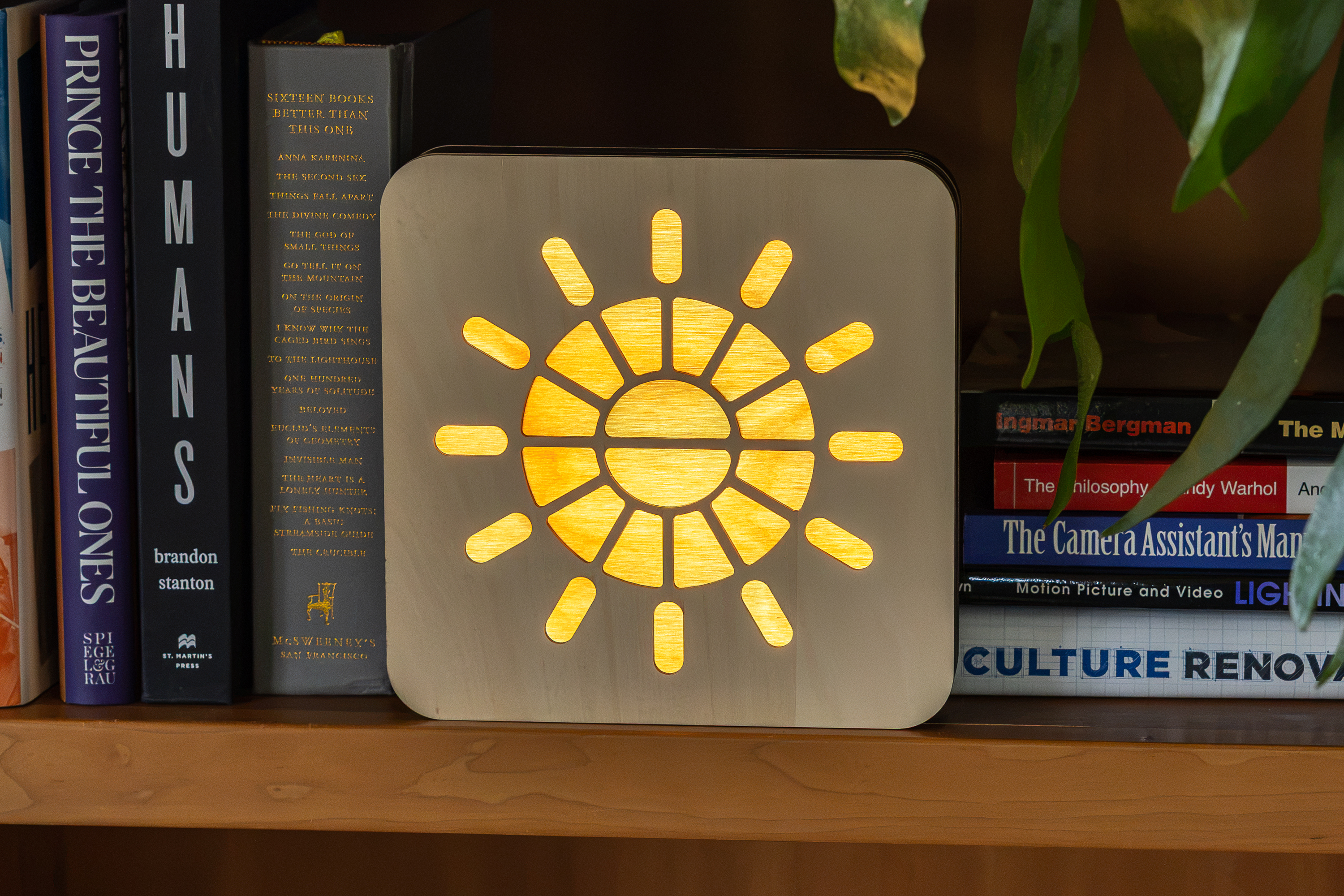 HelioKron display showing the sun's progress through the day